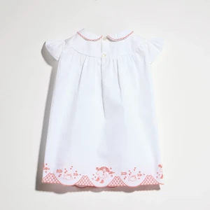 Baby Gg Cotton Jacquard Dress