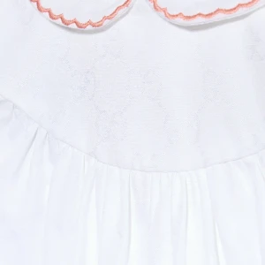 Baby Gg Cotton Jacquard Dress