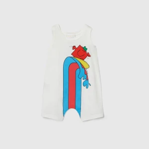 Baby Cotton One-Piece With Print