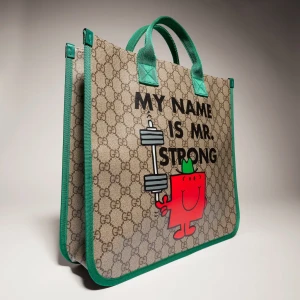 Children's Gg Tote Bag With Print