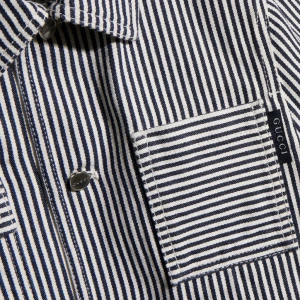 Children's Striped Denim Jacket