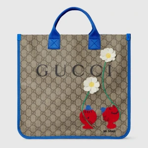 Children's Gg Tote Bag With Print