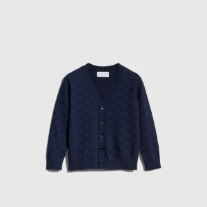 Children's Gg Cotton Cardigan
