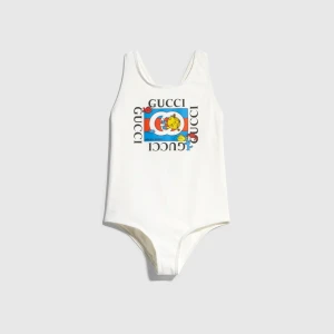 Children's Jersey Swimsuit With Print
