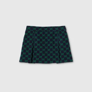 Children's Gg Cotton Mini Skirt