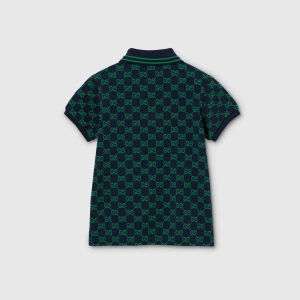 Children's Gg Cotton Polo Shirt
