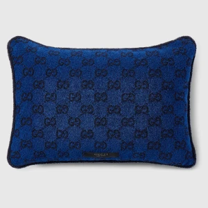 Gg Cotton Rectangular Cushion