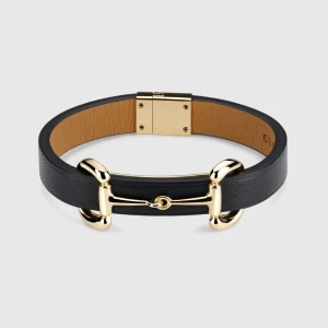 Leather Bracelet With Horsebit