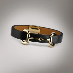 Leather Bracelet With Horsebit