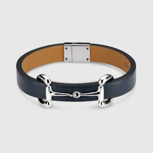 Leather Bracelet With Horsebit