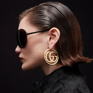 Gg Marmont Hoop Earrings