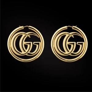 Gg Marmont Hoop Earrings