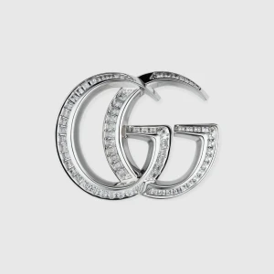 Gg Marmont Crystal Brooch
