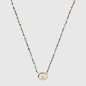 Gucci Interlocking Pendant Chain Necklace