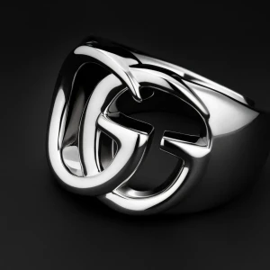 Gg Marmont Cut-Out Wide Ring
