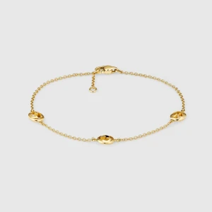 Gucci Interlocking 18K Chain Bracelet