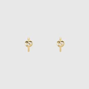 Gucci Interlocking 18K Hoop Earrings