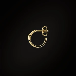 Gucci Interlocking 18K Hoop Earrings