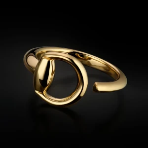 Gucci Horsebit 18K Open Ring