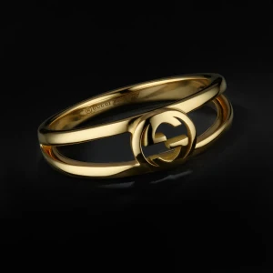Gucci Interlocking 2-Band 18K Ring