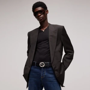 Reversible Belt With Interlocking G Buckle