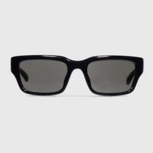 Rectangular-Frame Sunglasses
