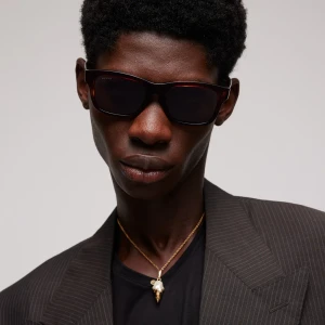 Rectangular-Frame Sunglasses