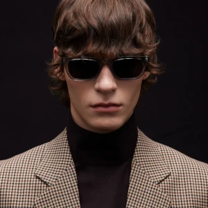 Rectangular-Frame Sunglasses