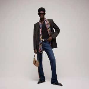 Gucci Double G Cotton Silk Jacquard Stole
