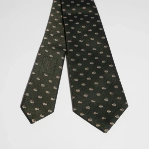 Double G Silk Jacquard Tie