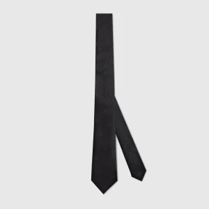 Double G Silk Jacquard Tie