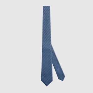 Gg Silk Jacquard Tie