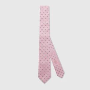 Double G Silk Jacquard Tie