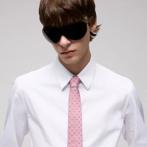 Double G Silk Jacquard Tie
