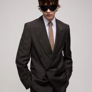 Horsebit Silk Jacquard Tie