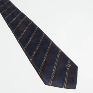 Interlocking G Horsebit Belt Silk Tie