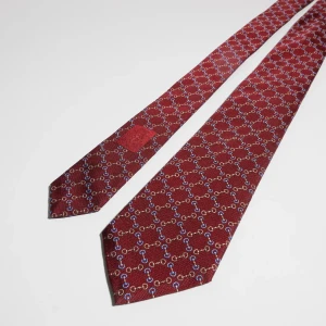 Horsebit Silk Jacquard Tie