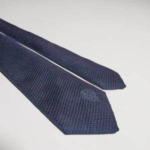 Silk Tie With Embroidery