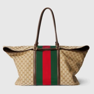 Gg Duffle Bag With Web