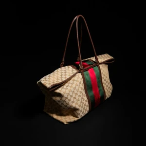 Gg Duffle Bag With Web