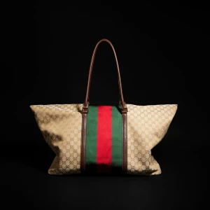 Gg Duffle Bag With Web