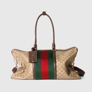 Medium Gg Duffle Bag With Web