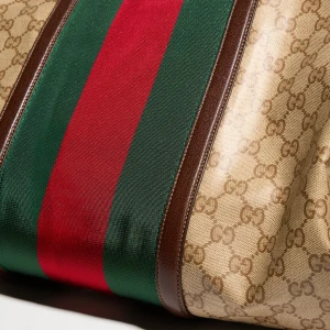 Medium Gg Duffle Bag With Web