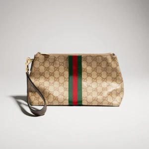 Small Gg Pouch With Web