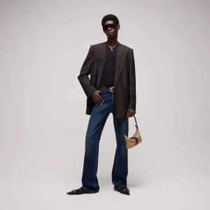 Pinstripe Wool Mohair Jacket