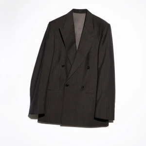 Pinstripe Wool Mohair Jacket