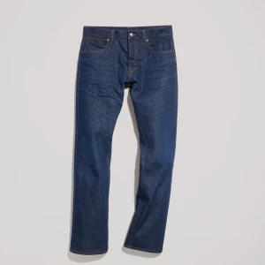 Cotton Denim Pants With Embroidery