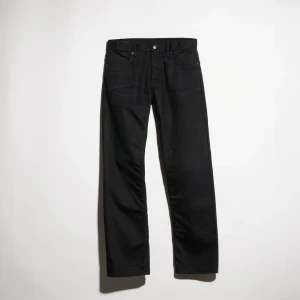 Cotton Denim Pants With Embroidery