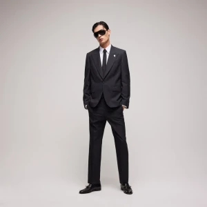 Wool Single-Breasted Jacket