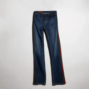 Cotton Denim Pants With Web